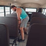 One would think the hardest part of a school bus conversion is the interior construction - but have you ever tried to deconstruct a bus? | Since We Woke Up | sincewewokeup.com