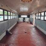One would think the hardest part of a school bus conversion is the interior construction - but have you ever tried to deconstruct a bus? | Since We Woke Up | sincewewokeup.com