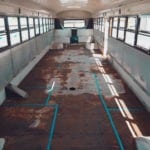 One would think the hardest part of a school bus conversion is the interior construction - but have you ever tried to deconstruct a bus? | Since We Woke Up | sincewewokeup.com