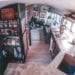 We get a lot of questions about our little skoolie kitchen! From our conrete countertops to the rose gold appliances, here are the answers! | Since We Woke Up | sincewewokeup.com