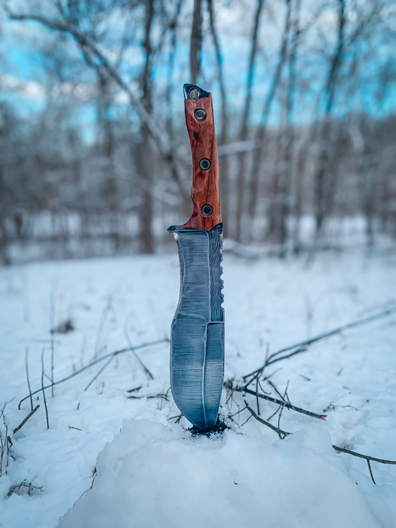 Hand-Forged Steel Knife - Alexandra
